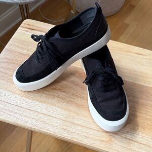 Vince Black Canvas Women's Sneakers